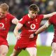 Wales fly-halves, from left to right, Sam Costelow, Dan Edwards and Carwyn Leggatt-Jones.