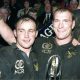 Alex King and Lawrence Dallaglio in 1997
