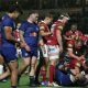 Will Hurd scores the third try for Leicester Tigers