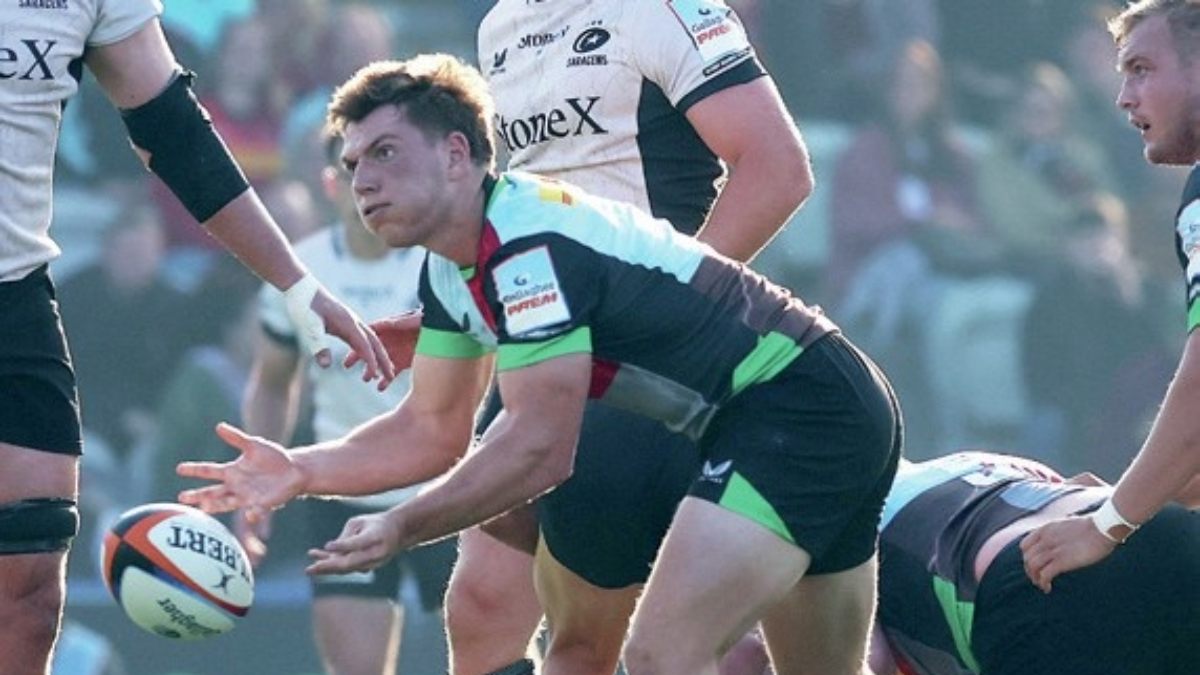 Will Porter in action for Harlequins