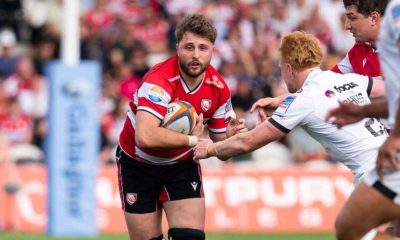 Will Trenholm in action for Gloucester