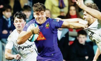 Zack Wimbush breaks through to score for Exeter Chiefs