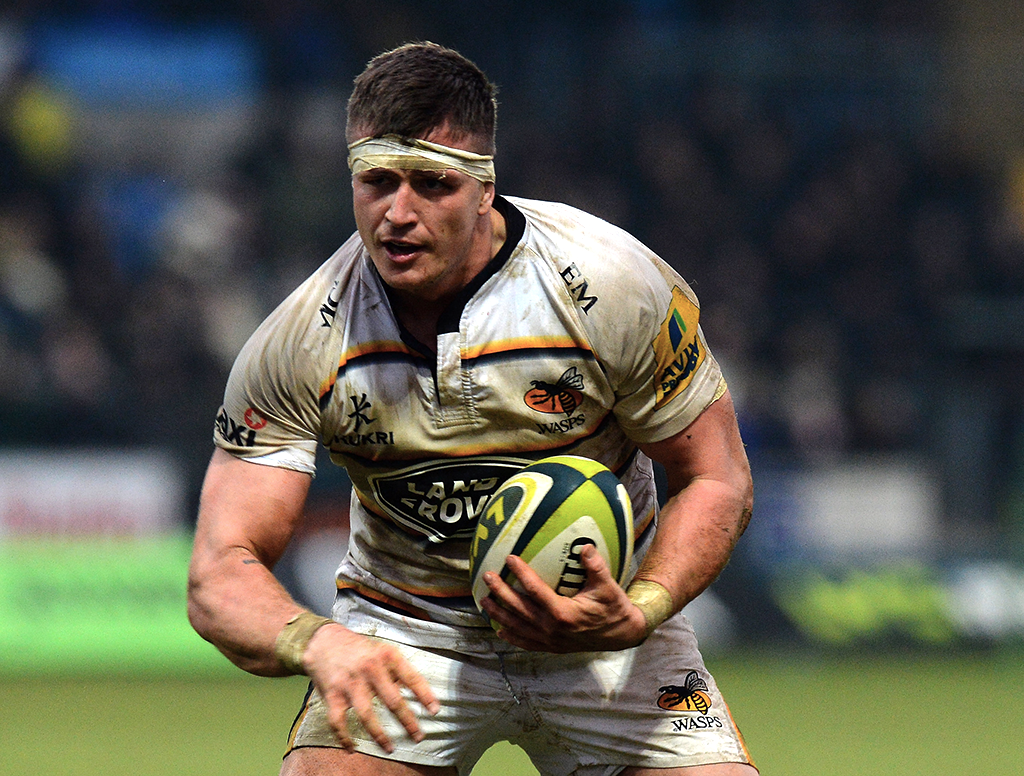 Ed Jackson in action for Wasps
