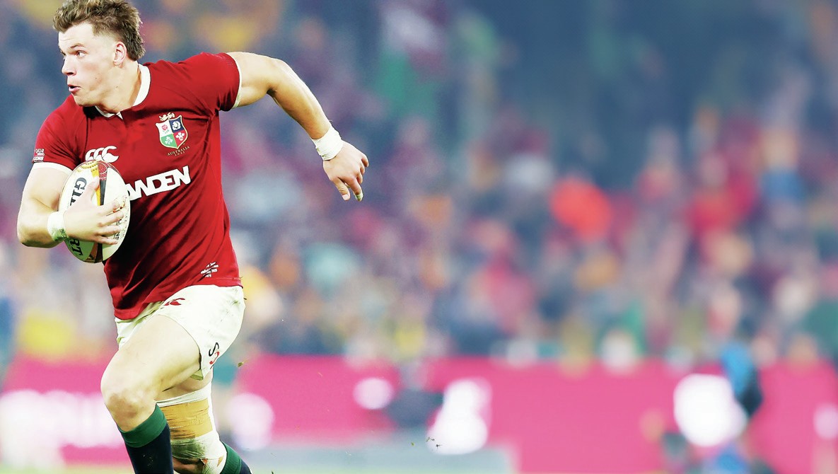 Lions player Huw Jones