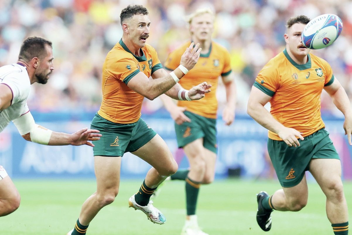 Nic White playing for Australia