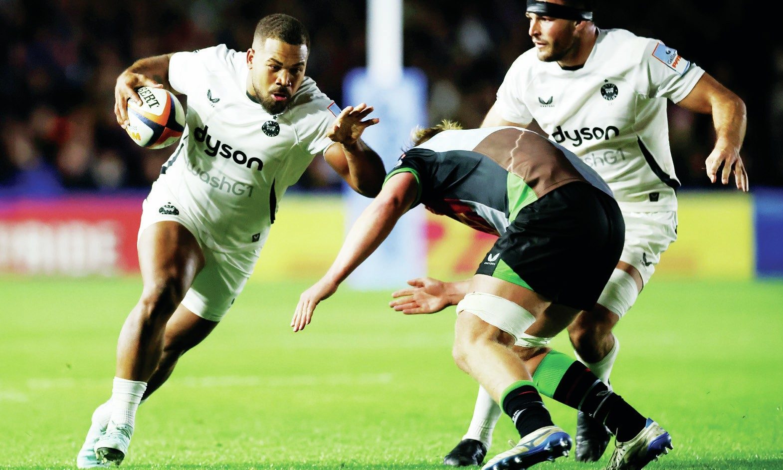 Ollie Lawrence playing against Quins on Friday night