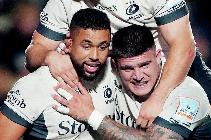 Andy Onyeama-Christie celebrates