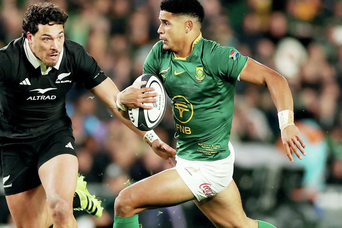 Sacha Feinberg-Mngomezulu goes on the attack for South Africa