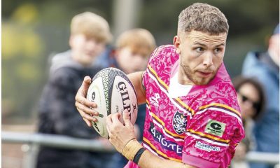 Rhys Tudor in action for Caldy