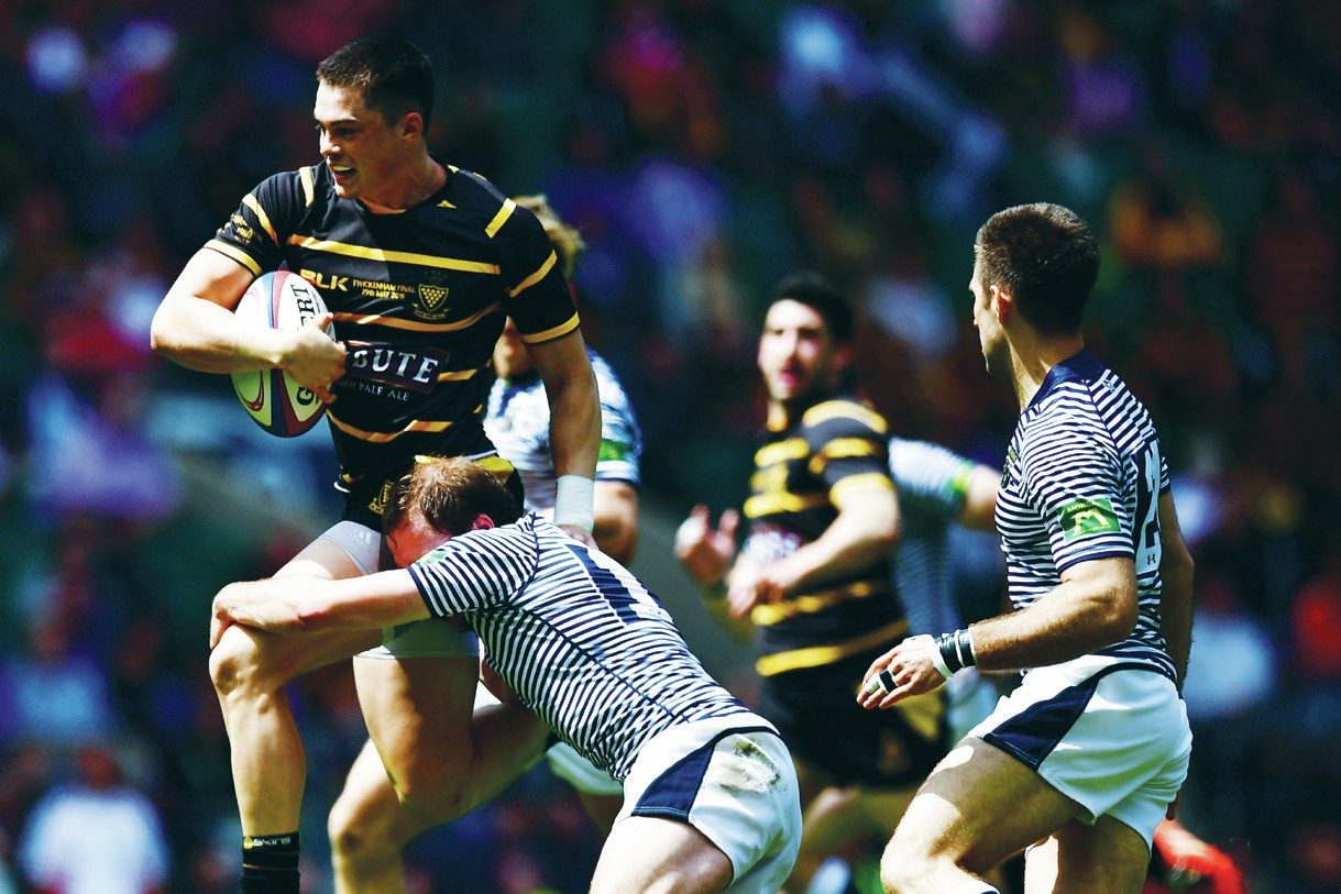 Robin Wedlake playing for Cornwall in the 2016 County Cup final