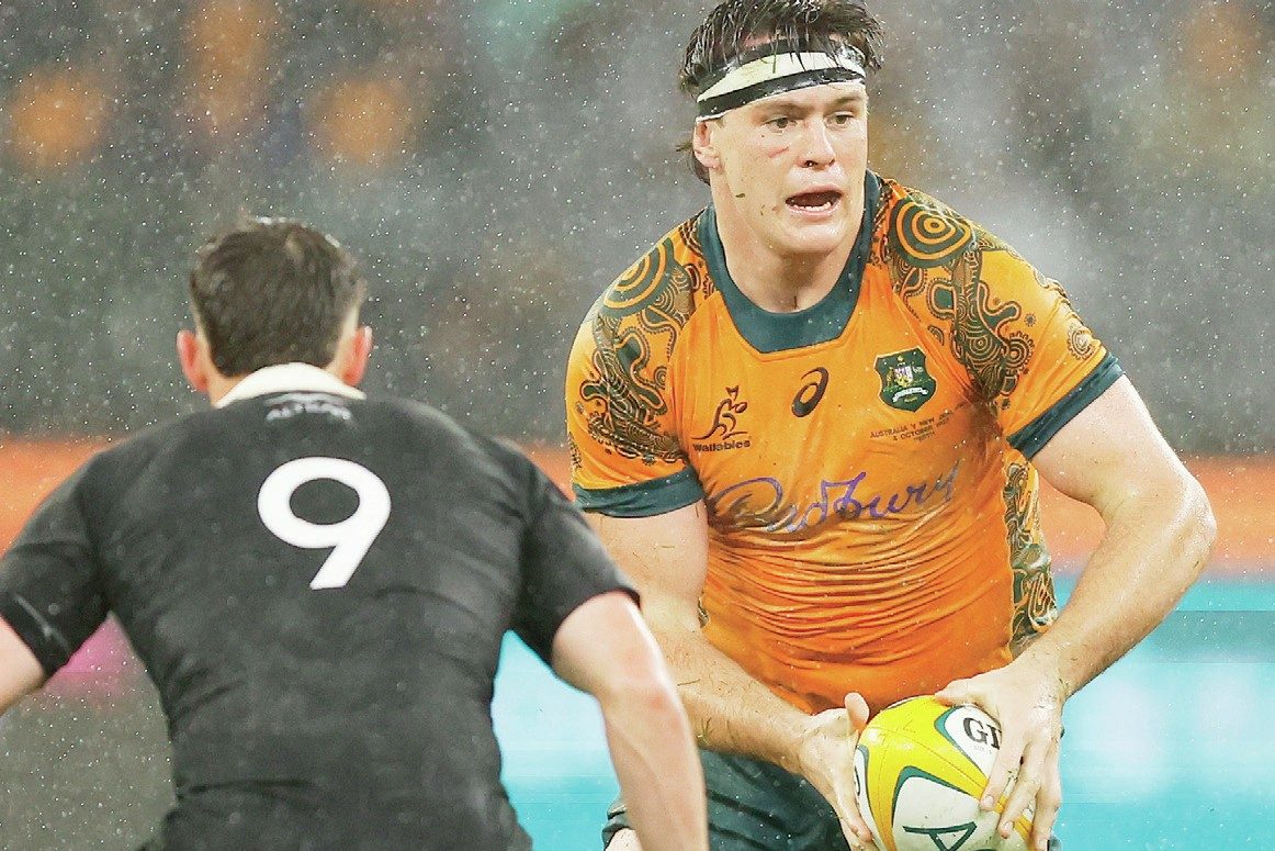 Australia flanker Tom Hooper