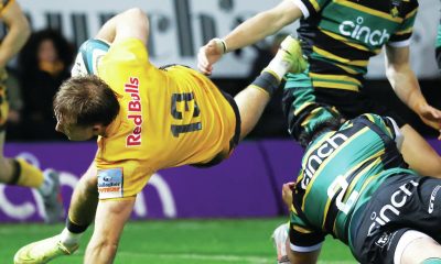 Stewart Moore scores for Newcastle Red Bulls