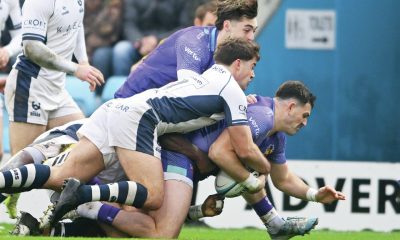 Will Rigg touches down for Exeter Chiefs’ opening try