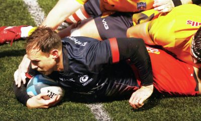 Ivan van Zyl goes over for Saracens