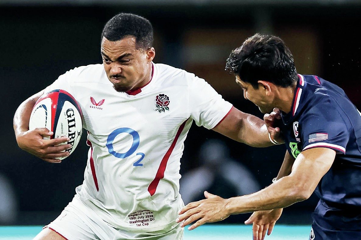 Max Ojomoh making his debut against USA in the summer