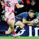 Leinster’s Jordan Larmour goes over for his second try 