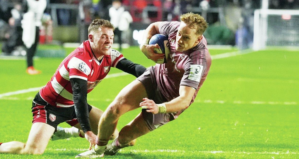 Mike Haley scores Munster’s second try
