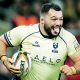 Ellis Genge on his way to the try line for Bristol Bears