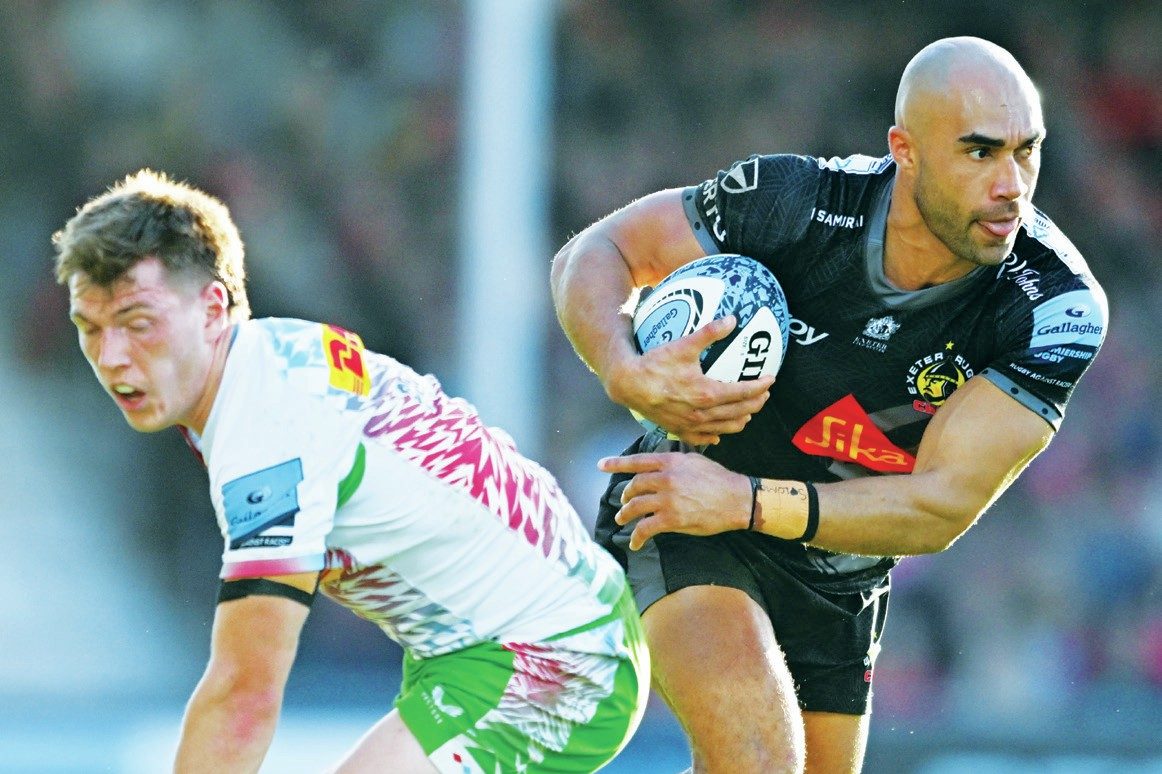 Olly Woodburn in action for Exeter Chiefs