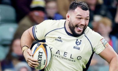 Ellis Genge charges forward for Bristol Bears against Harlequins last weekend