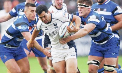 Bristol Bears’ Matias Moroni breaks against Bath