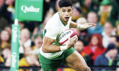 South Africa fly-half Sacha Feinberg-Mngomezulu