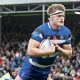 Flying high: Bath flanker Guy Pepper