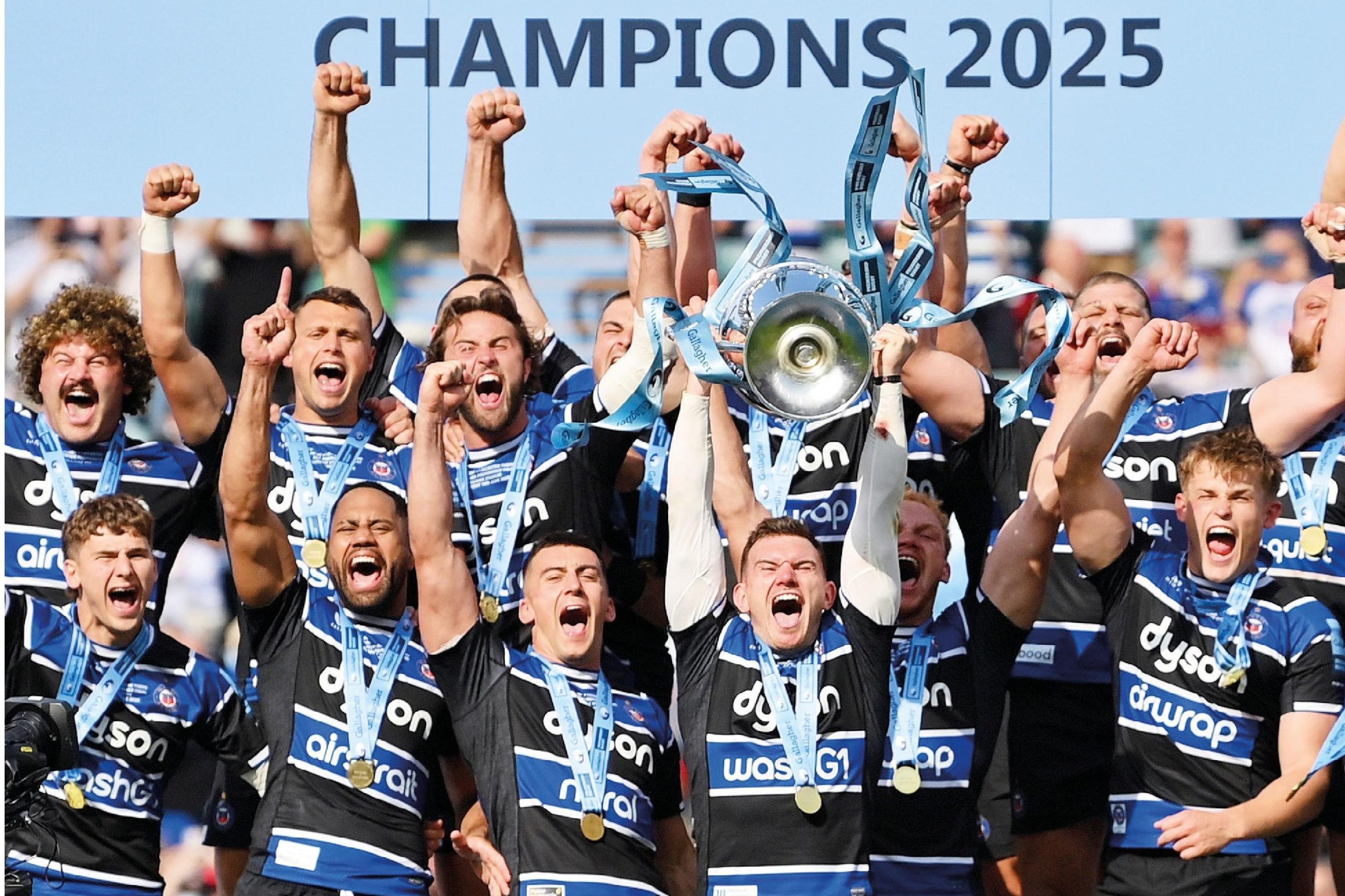 Bath winning the Prem last season