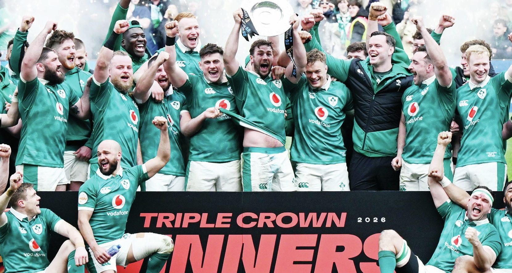 Caelan Doris lifts the Triple Crown as Ireland celebrates