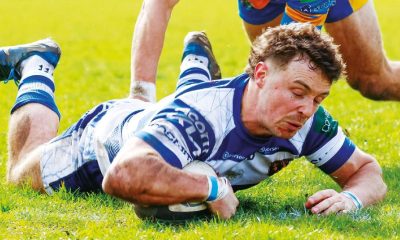 Mark Dixon wins the game for Sale FC with his second try