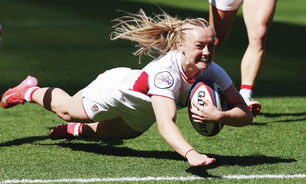 Millie David scores on her debut for England