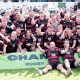 Blackheath celebrate their promotion to the Champ