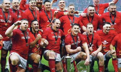Wales celebrate the Grand Slam in 2019 on route to topping global rankings