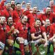 Wales celebrate the Grand Slam in 2019 on route to topping global rankings