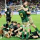 South Africa celebrate victory over New Zealand in the World Cup Final