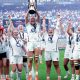England with the Six Nations trophy
