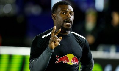 Christian Wade in action last night for Newcastle Red Bulls