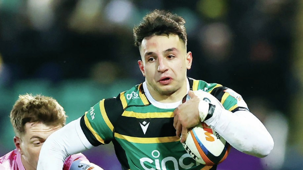 Versatile: Northampton wing Edoardo Todaro